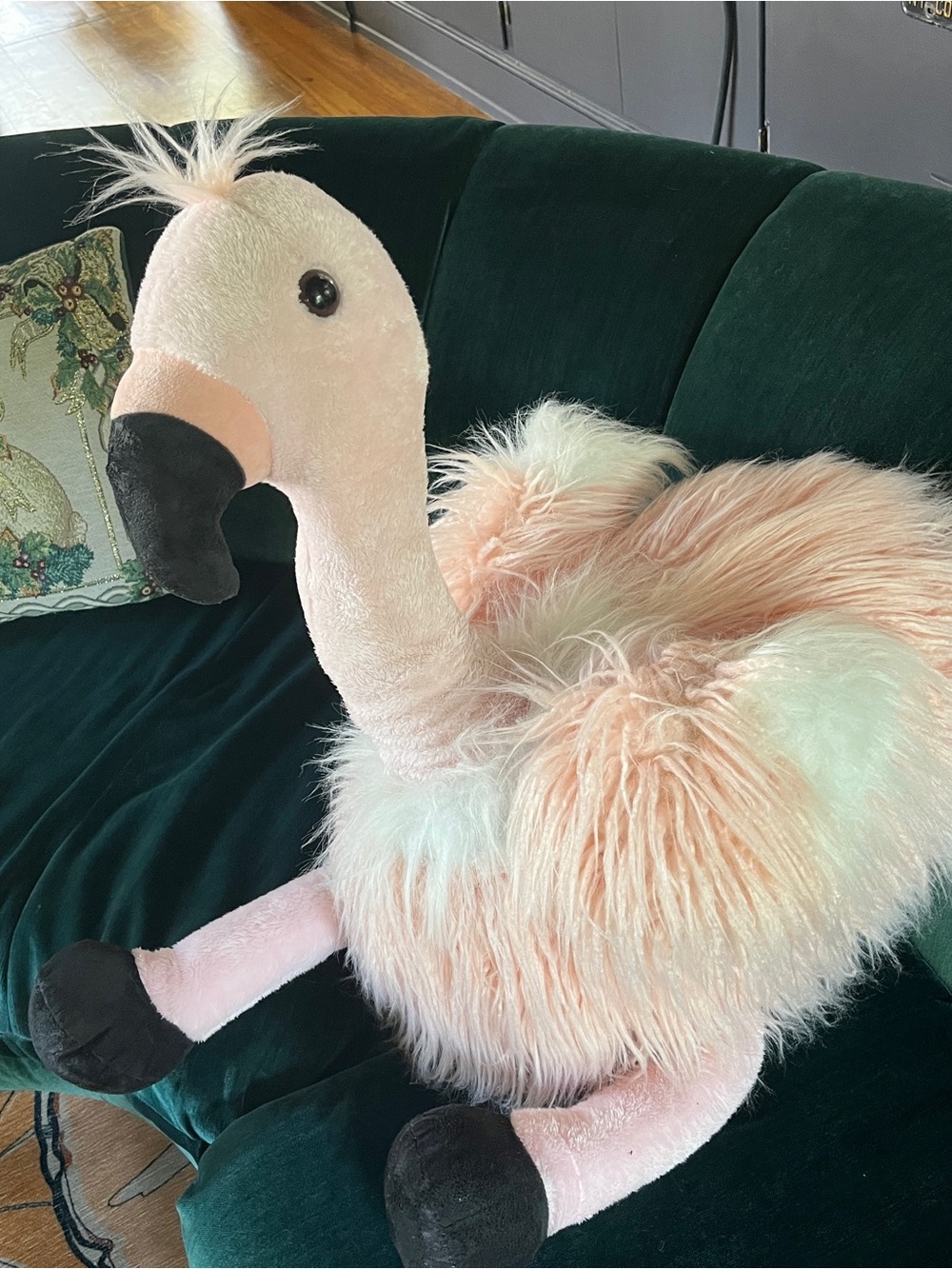 Hug Fun Giant Pink Flamingo 42" Stuffed Plush Animal Dangling  XL Large Summer